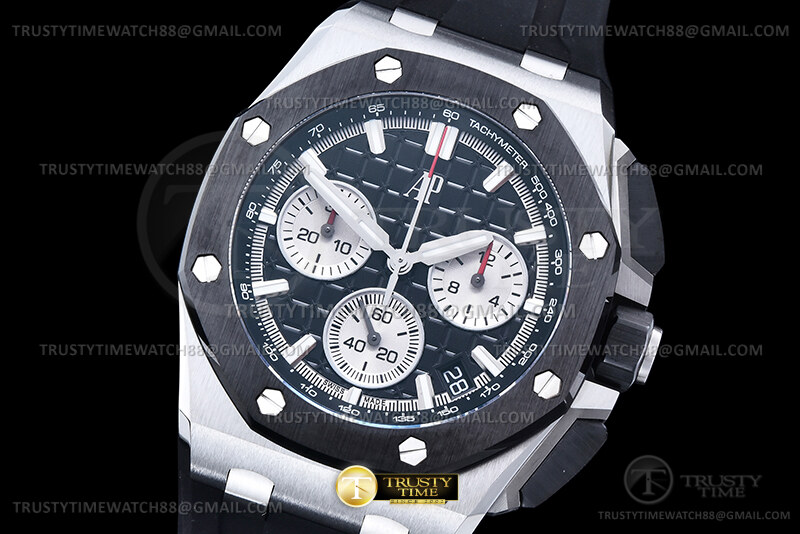 AP0927B – Royal Oak 26420 V2 CER SS/RU Blk/Stk APSF SH4401-FS