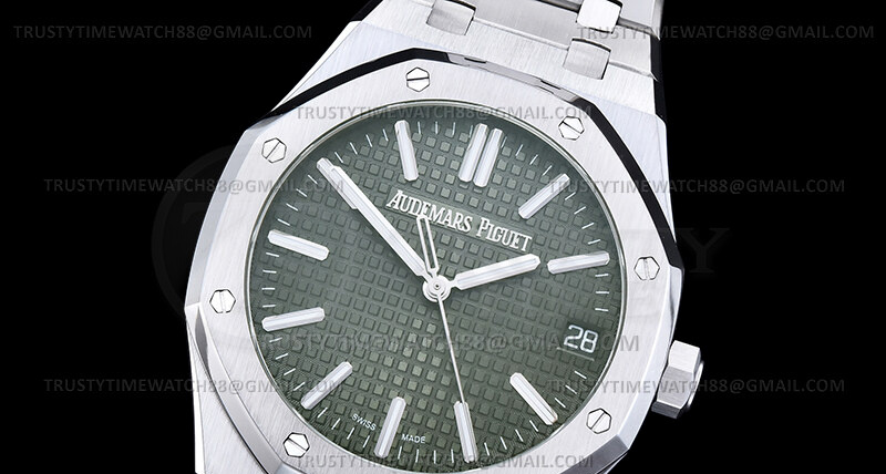 AP0931C – Royal Oak 41mm 15510 SS/SS Green APSF V2 A4302