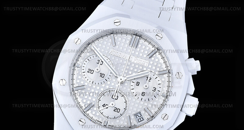 AP0937A – Royal Oak Chrono 26240 W.CER/CER Silv/Stk APSF SH4401
