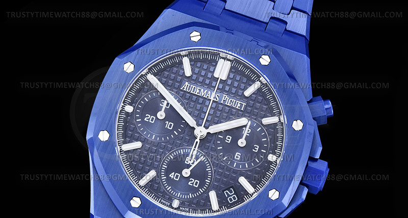 AP0938B – Royal Oak Chrono 26240 B.CER/CER Blue/Stk APSF SH4401