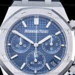 AP0953A – Royal Oak Chrono 26240 50th SS/RU Blue/Stk DDF DD4401