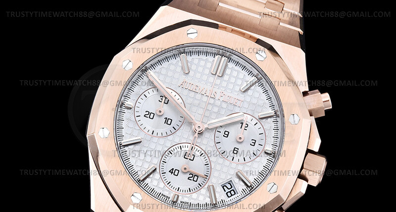 AP0955E – Royal Oak Chrono 26240 Wt RG/RG Silv/Stk DDF DD4401