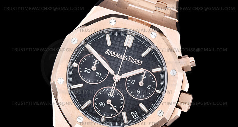 AP0955F – Royal Oak Chrono 26240 Wt RG/RG Blk/Stk DDF DD4401