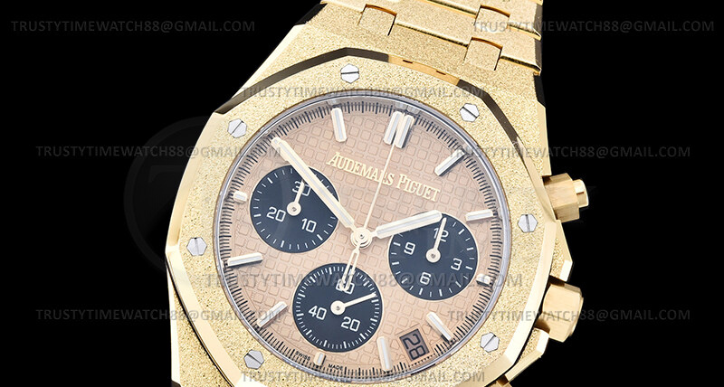 AP0965 -Royal Oak Chrono Frst 26240 Wt YG/YG Gold/Stk DDF DD4401