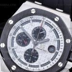 AP0976A – AP ROO Chrono 26400 Cer SS/RU Blk/Wht JF A3126 Mod
