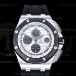 AP0976A – AP ROO Chrono 26400 Cer SS/RU Blk/Wht JF A3126 Mod