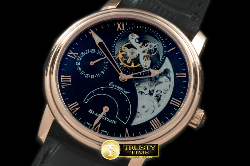 BLP005B – Carrousel Tourbillon RG/LE Black Flying Tourbillon