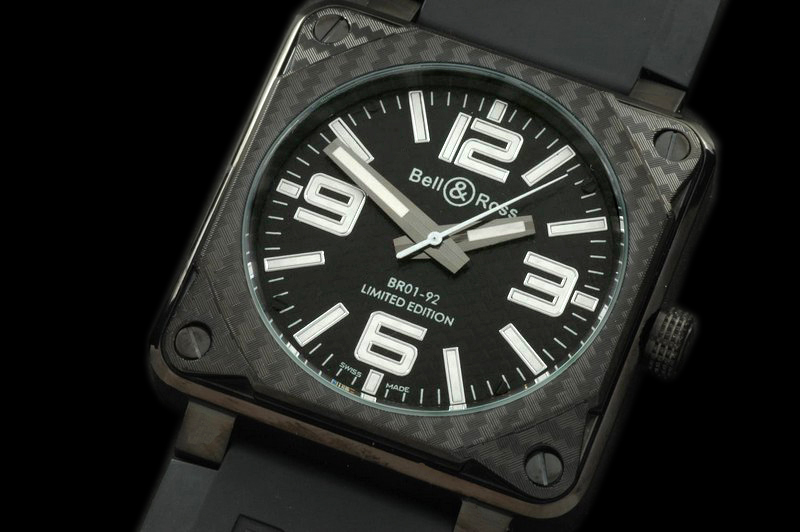 BR055 – BR-01 Carbon PVD/RU Black Asian 2813 21J