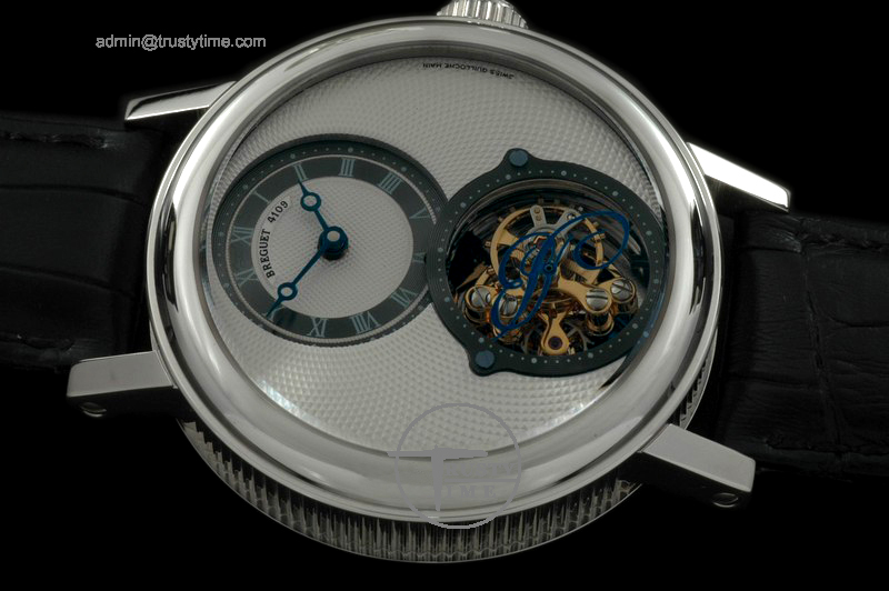 BRE021B – Jubilee Tourbillon SS/Le White/Black Flying Tourbillon