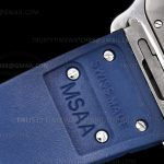 CAR0547D – Santos De Cartier Mens XL SS/RU White GF MY9015