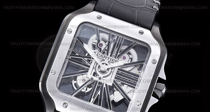 CAR0641G – Santos Cartier Skele 40mm PVD/LE Ske RICH V2 9611MC