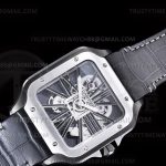CAR0641G – Santos Cartier Skele 40mm PVD/LE Ske RICH V2 9611MC