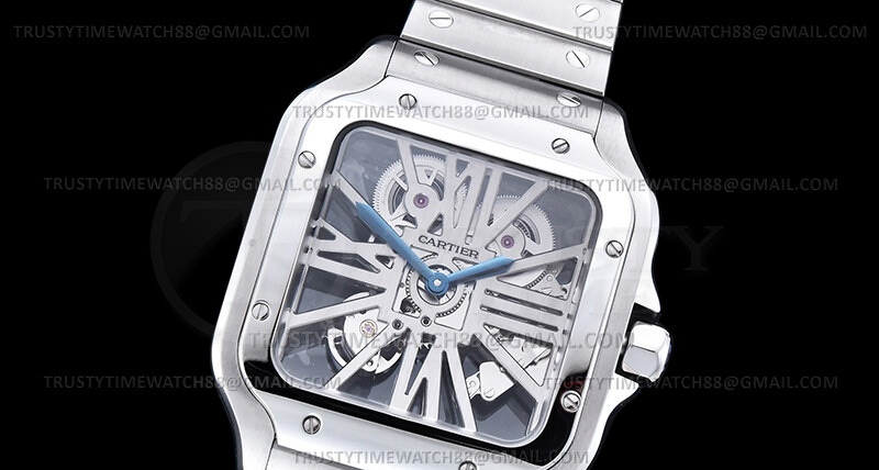 CAR0642A – Santos Cartier Skele 40mm SS/SS Ske RICH V2 9611MC