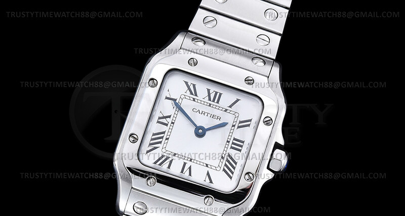 CAR0643A – Santos Galbee SM SS/SS Wht/Rmn BLF Swiss Qtz