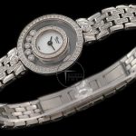 CH018 – Happy Diamonds Ladies SS White Swiss Qtz Original Movt