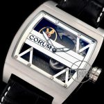 COR025C – Ti-Bridge SS/LE White Skeleton Asian Auto 2813 Skeleto