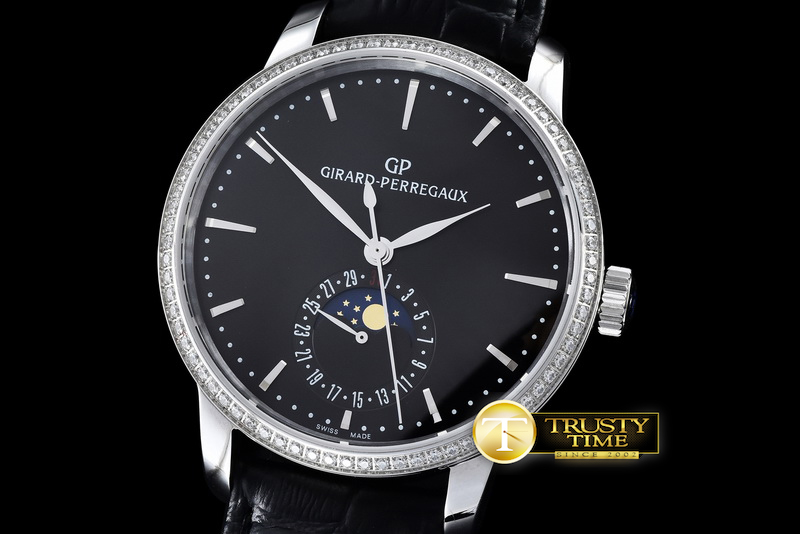 GP004B – 1966 Date-Moonphase SS/LE Black M-9015