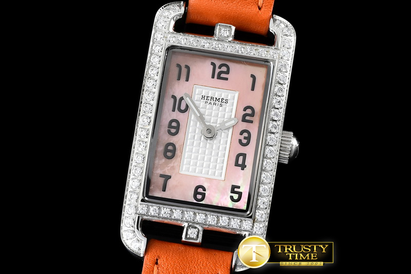 H018B – Cape Cod Ladies SS/LE MOP Swiss Quartz