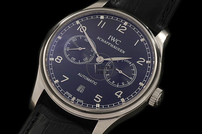 IWC0038F – Portugese 7 Days SS/LE Black – Asia Auto
