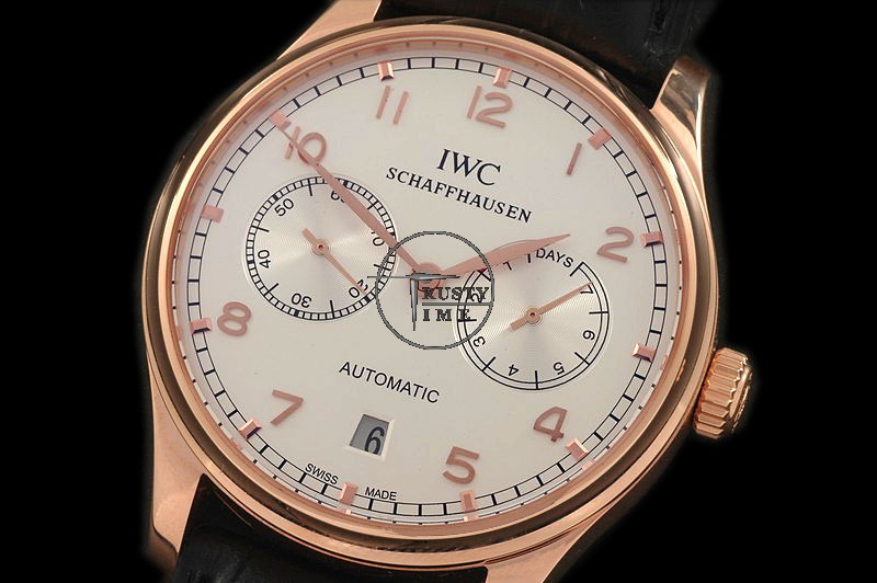 IWC0038G – Portugese 7 Days RG/LE White/R-Gold – Asia Auto