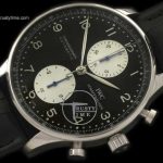 IWC0049D – Portuguese Chrono SS/LE Blk/Wht A-7750 New Improved