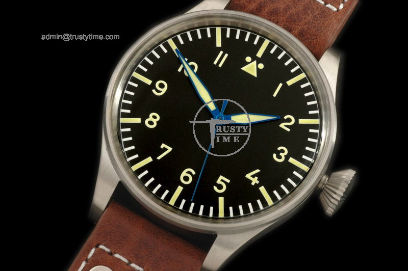 IWC0058A – Big Pilot Vintage SS/LE Brown Black Asia Eta 2836 25J