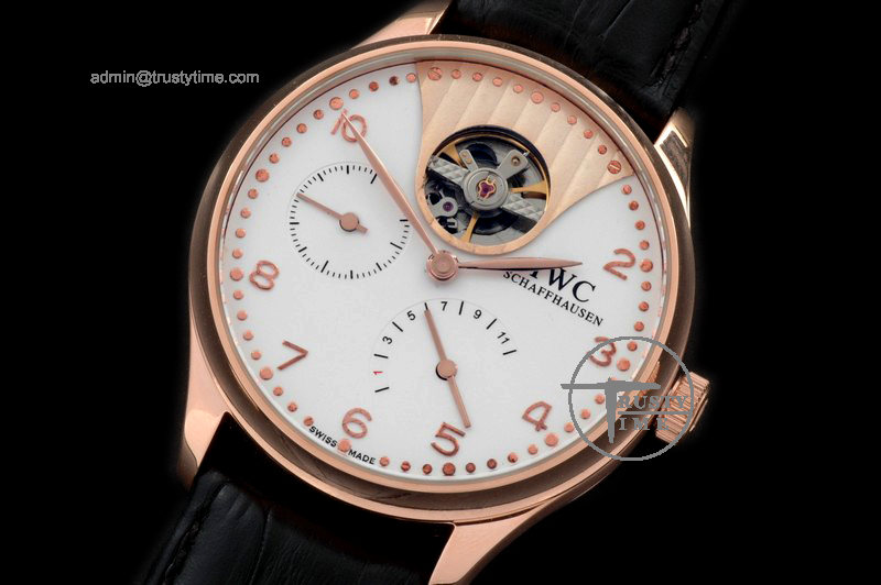 IWC0069A – Portugese Tourbillon RG/LE White Asia Auto 21J