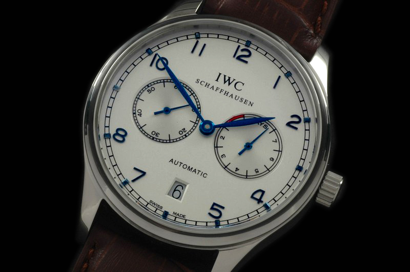 IWC0087A – Portugese 7 Days SS/LE White/Blue Asia 2813