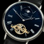 IWC0090A – Vintage Portifino Tourbillon SS/LE Black Asian 17J HW