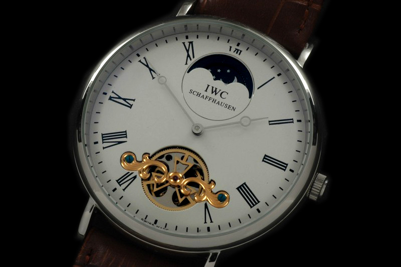 IWC0090B – Vintage Portifino Tourbillon SS/LE White Asian 17J HW