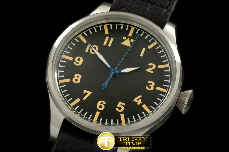 IWC0097 – Big Pilot 50s Vintage SS/LE Black Asia Eta 2836 25J