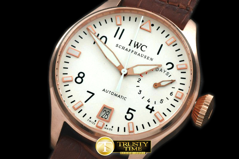 IWC0102 – Big Pilot TOURNEAU Limited Ed RG/LE White Asia 25J