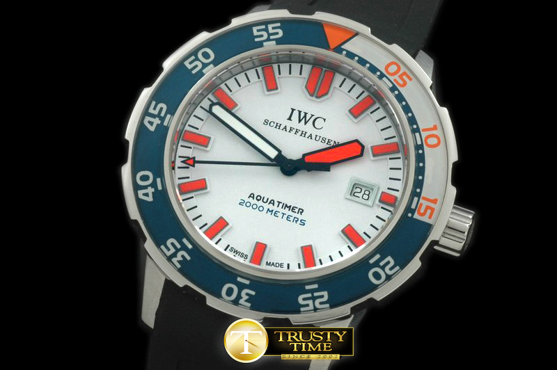 IWC0106A – 2010 Aquatimer Auto SS/RU White/Orange Asia 2836