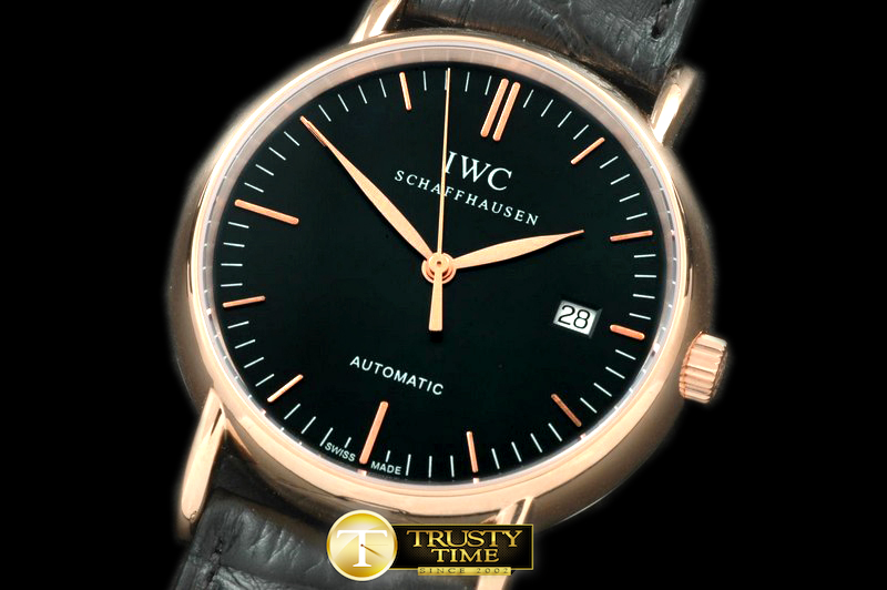 IWC0107A – Portifino Automatic RG/LE Black Asia 2892