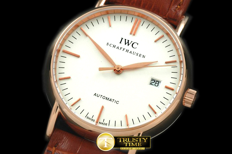 IWC0107B – Portifino Automatic RG/LE White Asia 2892