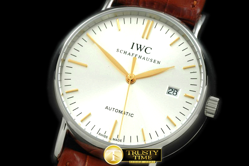 IWC0108B – Portifino Automatic SS/LE White/Gold Asia 2892