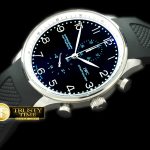 IWC0112E – Portuguese Rattrapante Chrono SS/RU Black Jap OS