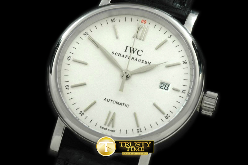 IWC0117B – Portifino Automatic SS/LE White Asia 2824