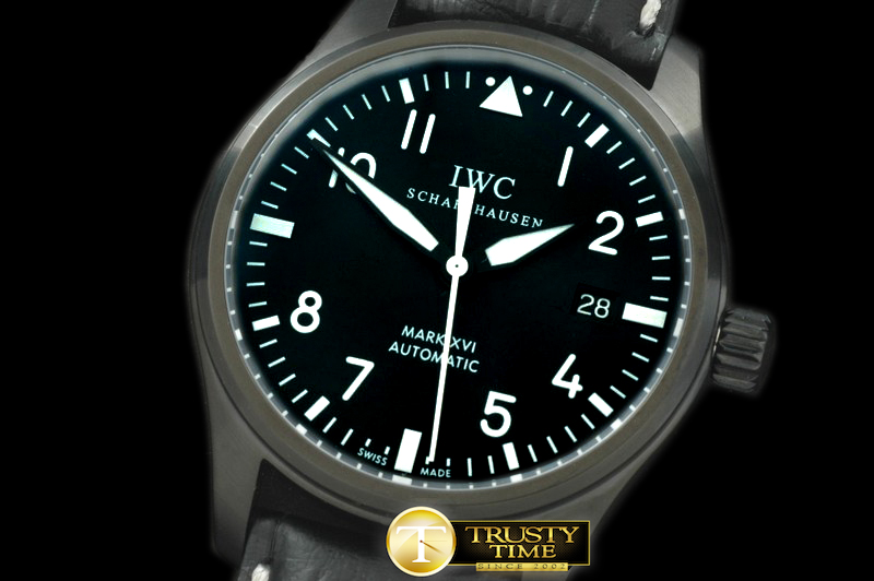 IWC0121 – Mark XVI PVD/LE Black Asian 2892 Automatic