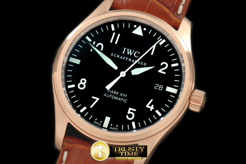 IWC0122 – Mark XVI RG/LE Black Asian 2892 Automatic