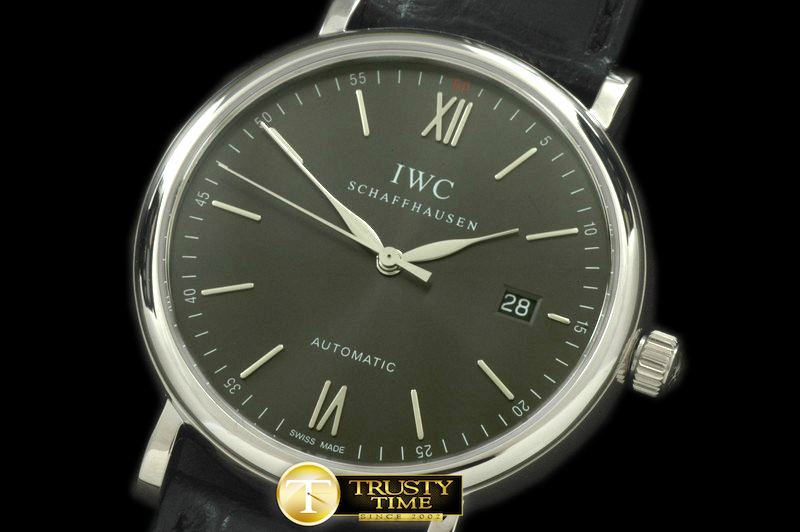 IWC0144C – Portofino Automatic SS/LE Grey Asia 2892
