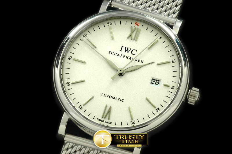 IWC0145A – Portofino Automatic SS/ME White Asia 2892
