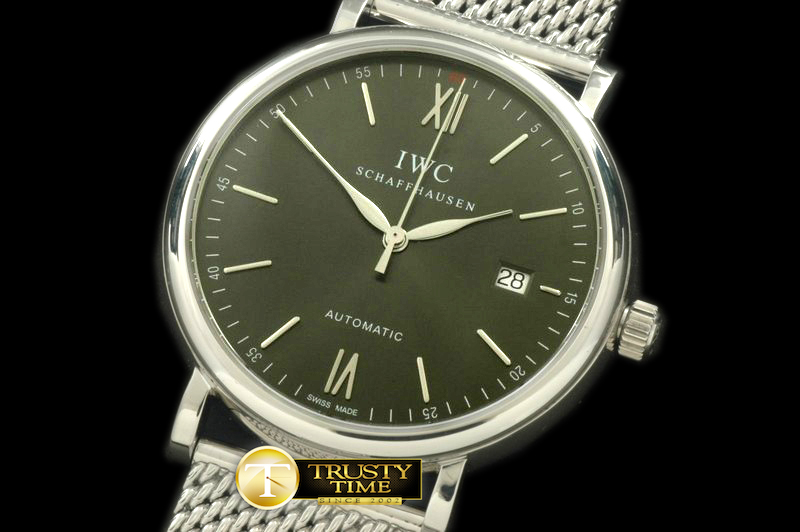 IWC0145C – Portofino Automatic SS/ME Grey Asia 2892