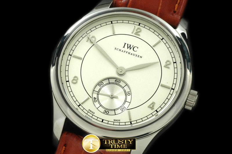 IWC0146D – Portugese Vintage Auto SS/LE White Asian 2824 28800bp