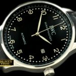 IWC0156A – Portugese Automatic SS/LE Black Num Asian 2813