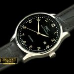 IWC0156A – Portugese Automatic SS/LE Black Num Asian 2813