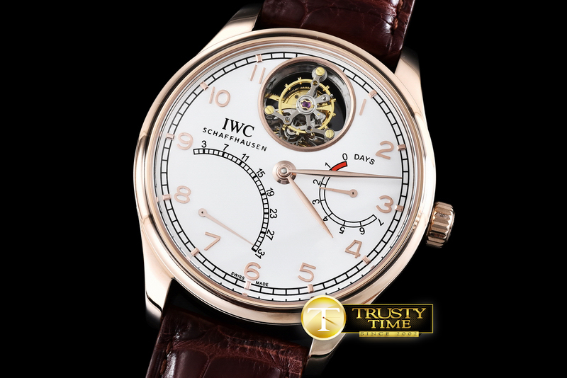 IWC0294 – Portugese Mystere Tourbillon RG/LE White Tourbillon