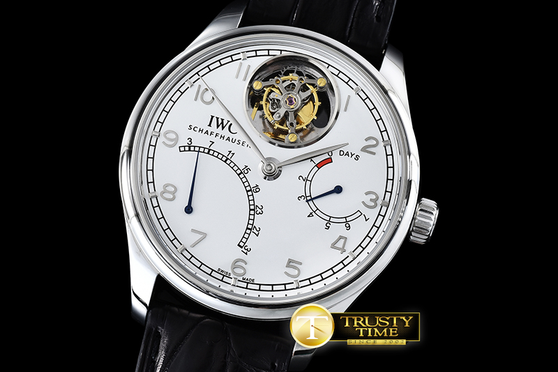 IWC0295 – Portugese Mystere Tourbillon SS/LE White Tourbillon