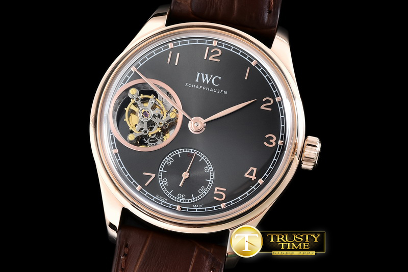 IWC0303A – Portuguese Flying Tourbillon RG/LE Gray SG