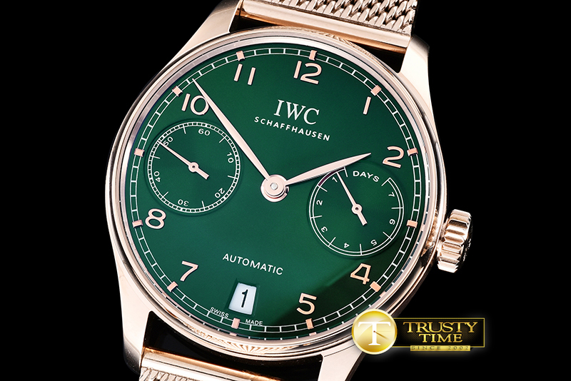 IWC0331A – Portugese 5007 RG/ME YLF Green A-52010